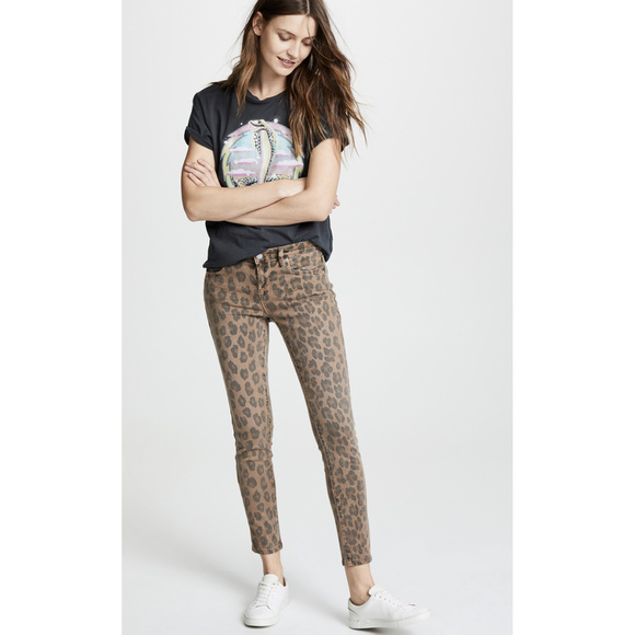 blank denim leopard jeans